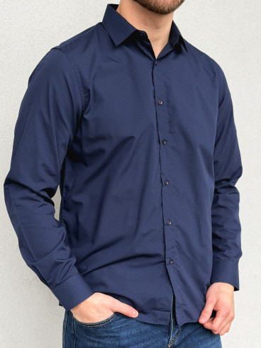 Chemise Nicolas - Bleu marine