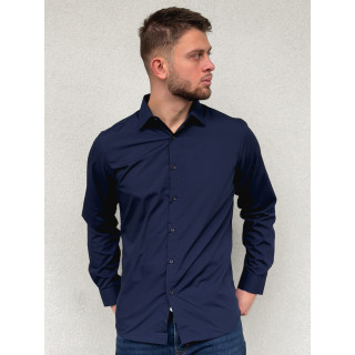 Chemise Nicolas - Bleu marine