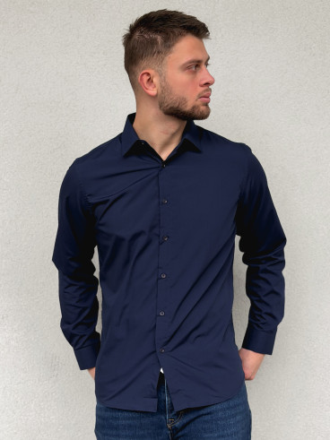 Chemise Nicolas - Bleu marine