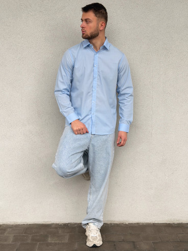 Chemise Nicolas - Bleu ciel