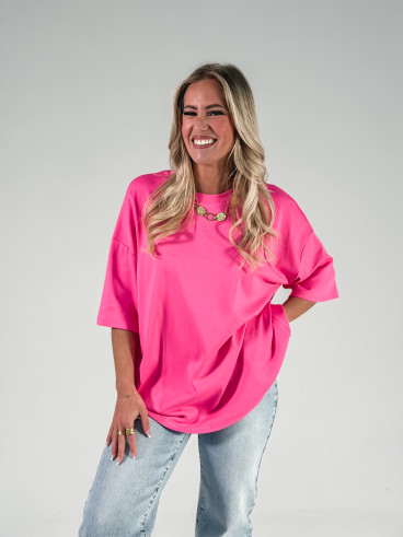 T-shirt Albi - Fuchsia