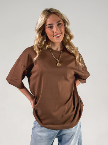 T-shirt Albi - Chocolat T-shirt Albi - Chocolat