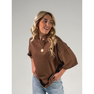 T-shirt Albi - Chocolat