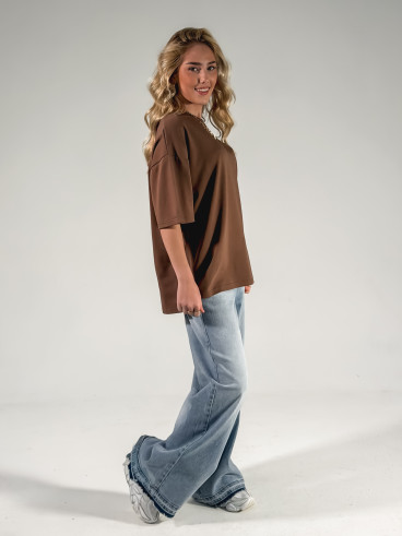 T-shirt Albi - Chocolat T-shirt Albi - Chocolat