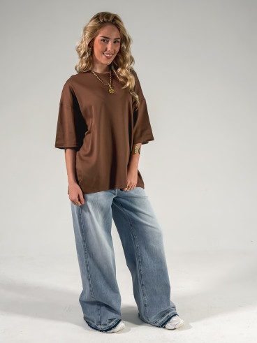 T-shirt Albi - Chocolat T-shirt Albi - Chocolat