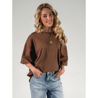 T-shirt Albi - Chocolat