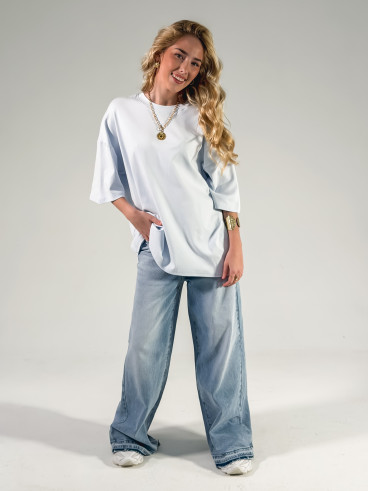 T-shirt Albi - Bleu ciel