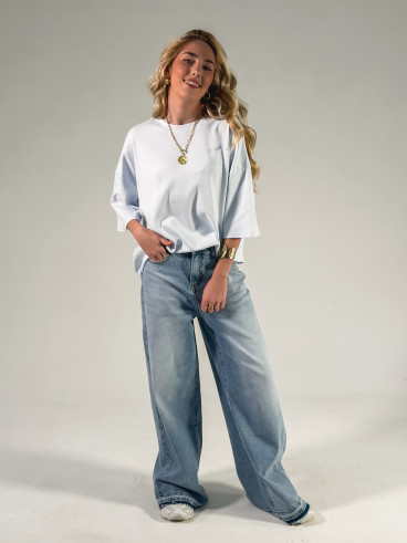 T-shirt Albi - Bleu ciel