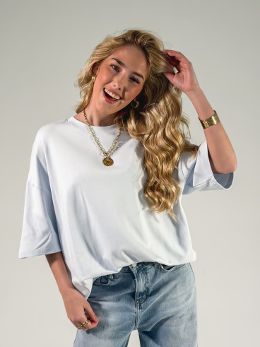 T-shirt Albi - Bleu ciel