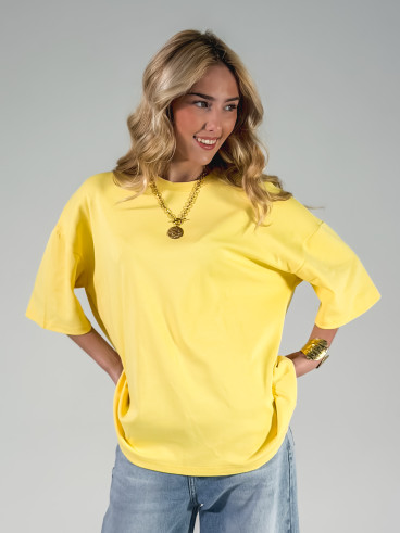 T-shirt Albi - Jaune