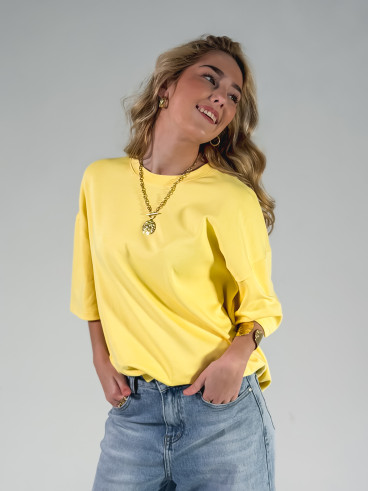 T-shirt Albi - Jaune