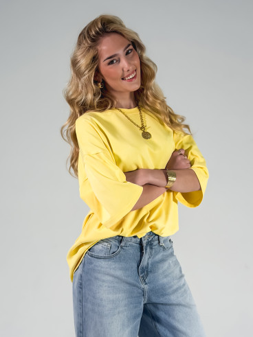 T-shirt Albi - Jaune