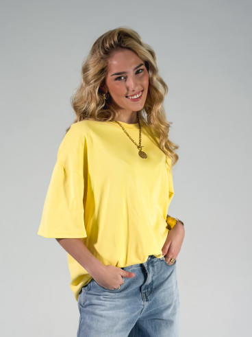 T-shirt Albi - Jaune