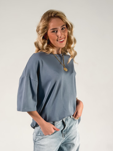 T-shirt Albi - Bleuet