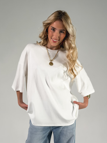 T-shirt Albi - Blanc