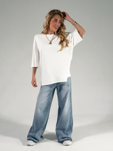 T-shirt Albi - Blanc