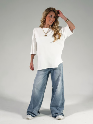 T-shirt Albi - Blanc