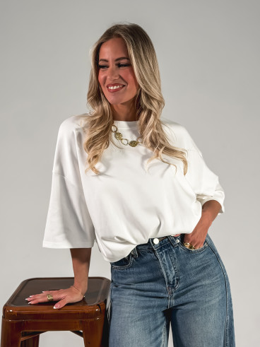 T-shirt Albi - Blanc