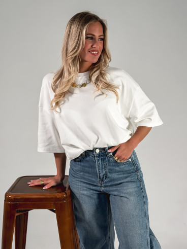 T-shirt Albi - Blanc