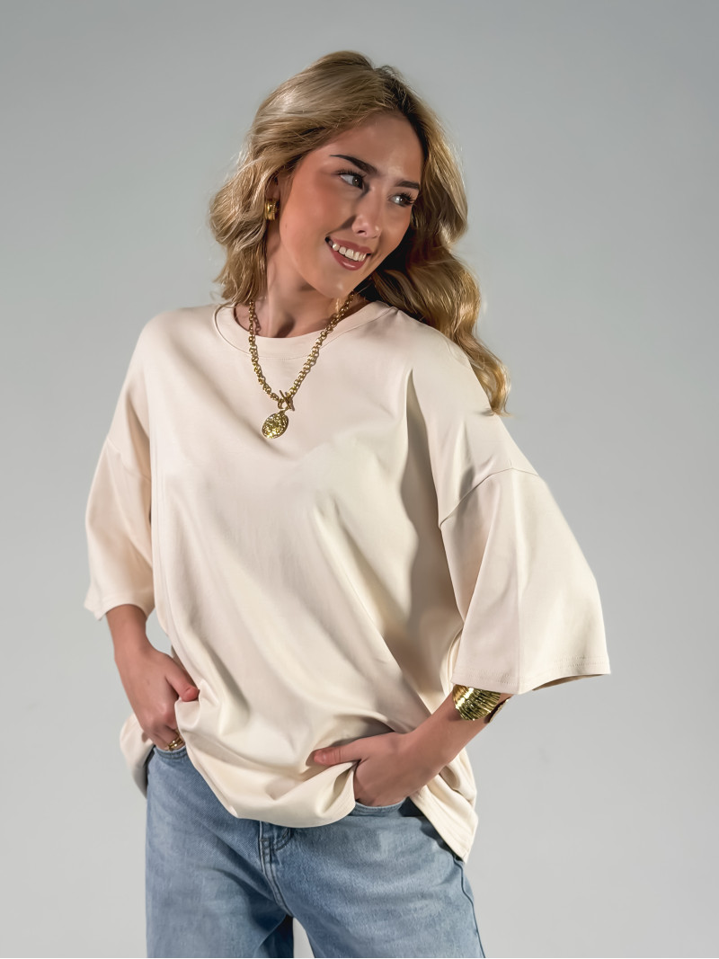 T-shirt Albi - Beige