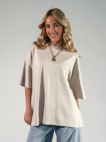 T-shirt Albi - Greige