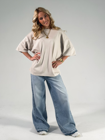 T-shirt Albi - Greige