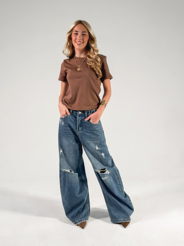 T-shirt Léontine - Chocolat