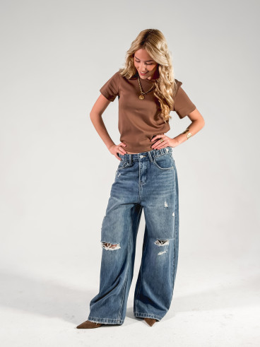 T-shirt Léontine - Chocolat