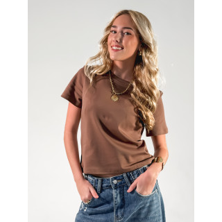 T-shirt Léontine - Chocolat