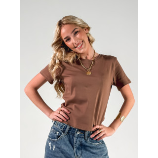 T-shirt Léontine - Chocolat