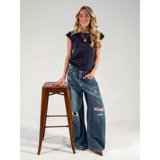 T-shirt Athènes - Bleu marine