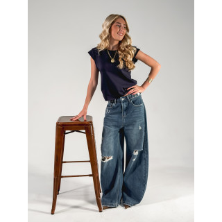 T-shirt Athènes - Bleu marine