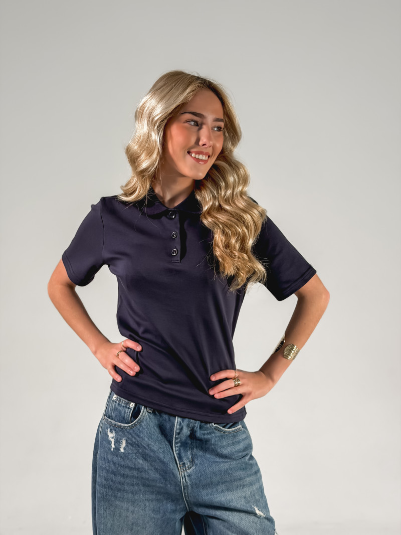 Polo Amaya - Bleu marine