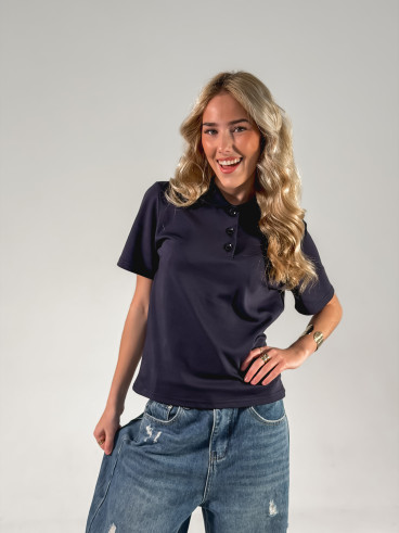 Polo Amaya - Bleu marine