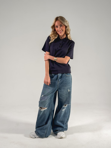 Polo Amaya - Bleu marine