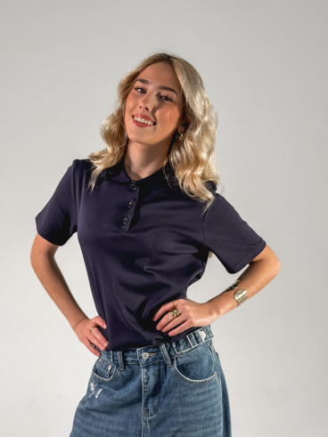 Polo Amaya - Bleu marine