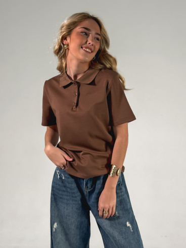Polo Amaya - Chocolat