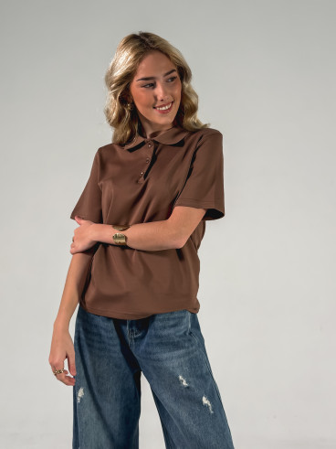 Polo Amaya - Chocolat