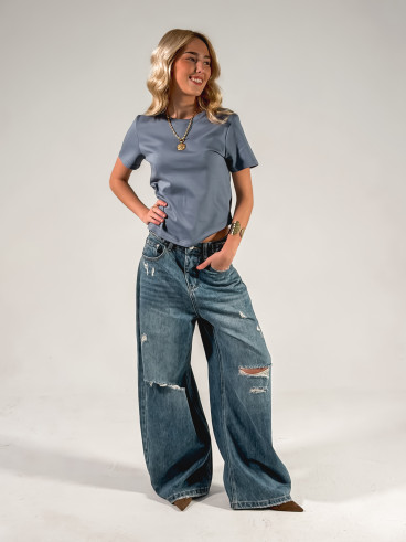 T-shirt Léontine - Bleuet