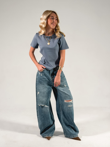 T-shirt Léontine - Bleuet