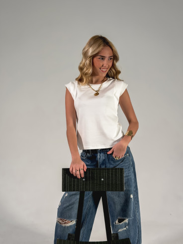 T-shirt Athènes - Blanc