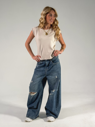 T-shirt Athènes - Greige