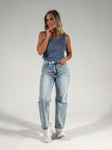 Débardeur Alexia - Bleu jeans