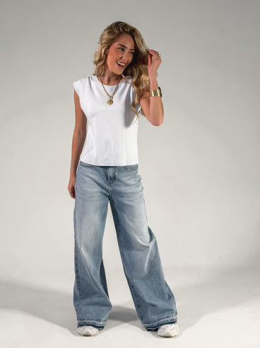 T-shirt Athènes - Bleu ciel