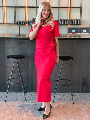 Robe longue Amalia - Rouge