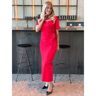 Robe longue Amalia - Rouge