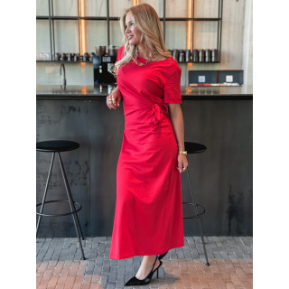 Robe longue Amalia - Rouge