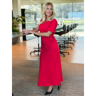 Robe longue Amalia - Rouge