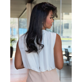 Combinaison Olyssia - Blanc/Beige