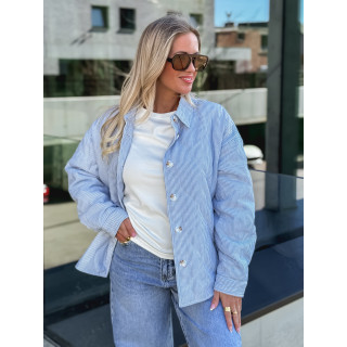 Veste lignée Solène - Bleu